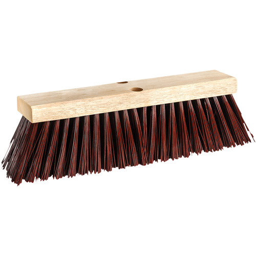 Balai-brosse de rue, 14", Extra-ferme, Soies Polypropyl&egrave;ne Mukwa Safety Services