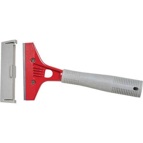 Small Scraper, Steel Blade, 4" Wide, Plastic Handle Mukwa Safety Services