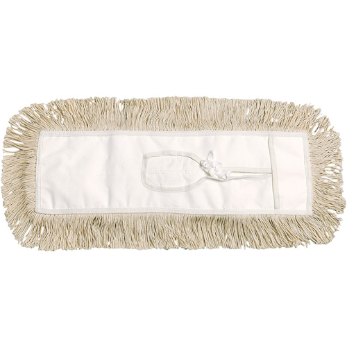 Dust Mop, Tie-On Style, Cotton, 36" L x 5" W Mukwa Safety Services