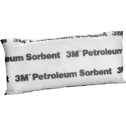 Petit tampon absorbant pour produits p&eacute;troliers, Huile seulement, 15" lo x 7" la, 12,7 gal absorption/pqt Mukwa Safety Services