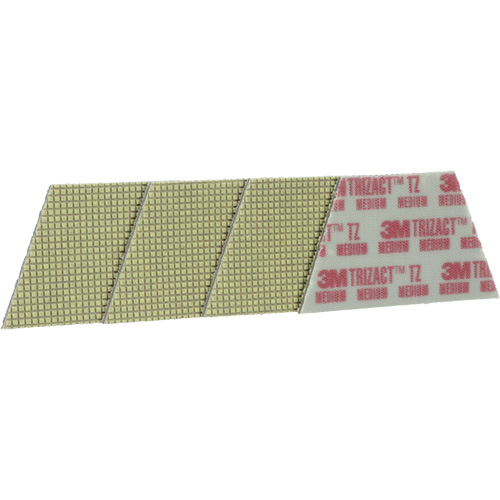 Tampon abrasif Trizact Diamond TZ, Ponçage/Polissage, Rouge Mukwa Safety Services