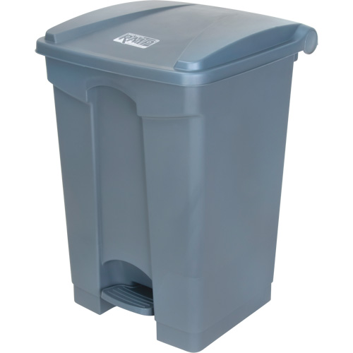 Poubelle &agrave; p&eacute;dale, Plastique, Capacit&eacute; 12 gal. US Mukwa Safety Services