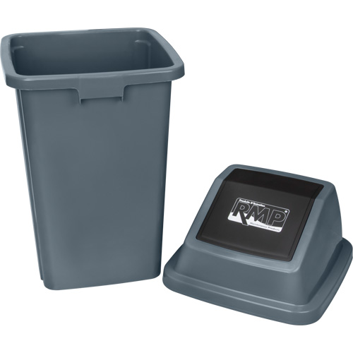 Poubelle, Plastique, 26 gal. US Mukwa Safety Services