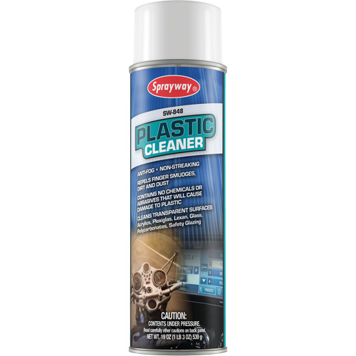 Nettoyant pour surfaces en plastique, 19 oz liq., Canette a&eacute;rosol Mukwa Safety Services