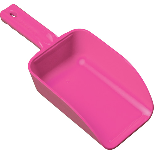 Small Hand Scoop, Plastic, Pink, 32 oz. Mukwa Safety Services