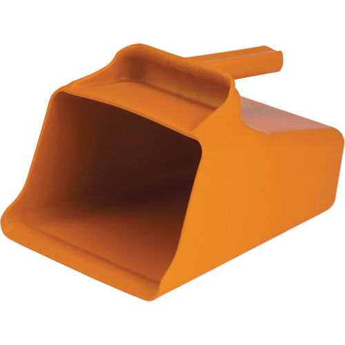 Mega Scoop, Plastic, Orange, 128 oz. Mukwa Safety Services