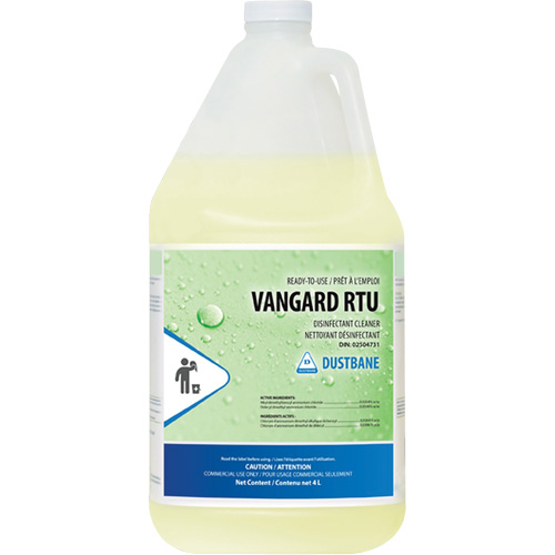 Vangard Ready-to-Use Disinfectant, 4 L, Jug Mukwa Safety Services