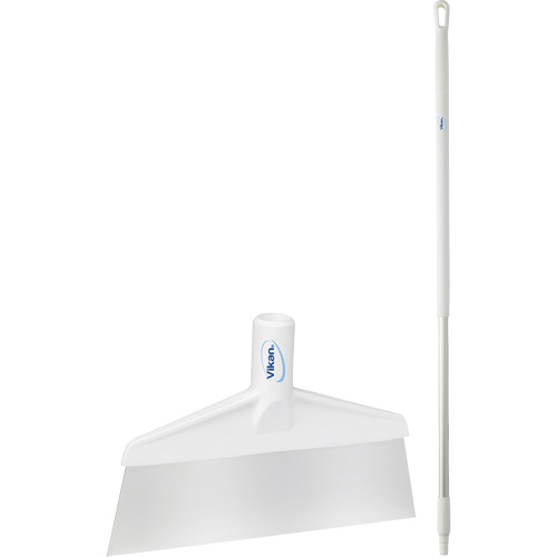 Floor Scraper with Handle, White, 9-3/5" W x 55-9/10" L Mukwa Safety Services