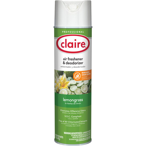 Air Freshener & Deodourizer, Lemongrass, Aerosol Can Mukwa Safety Services