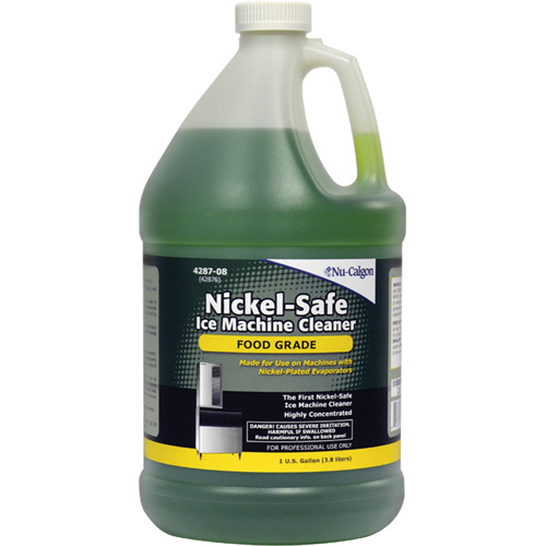 Nettoyant pour machine &agrave; glace sans danger pour les surfaces nickel&eacute;es, 1 gal., Cruche Mukwa Safety Services