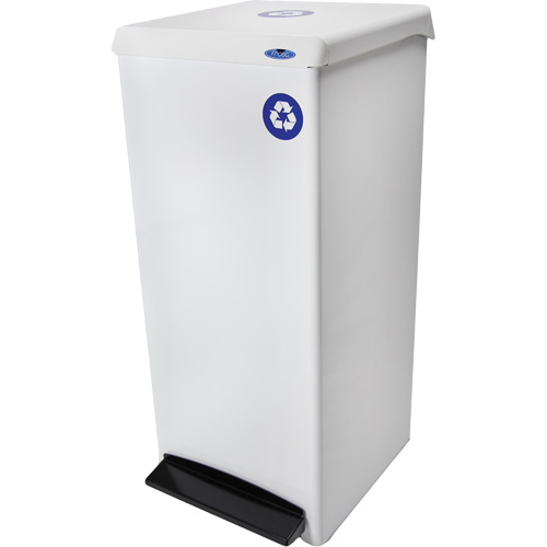 Foot Operated Waste Receptacle, Steel, 25 US gal. Mukwa Safety Services