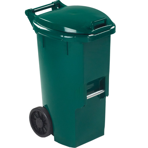 Bac vert pour d&eacute;chets organiques, Plastique, 12 gal. US Mukwa Safety Services