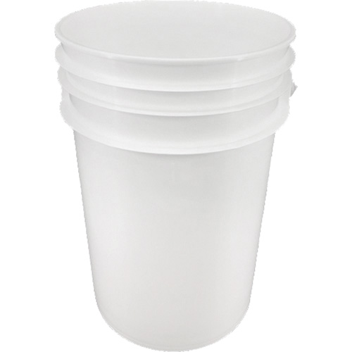Heavy-Duty Pail, Plastic, 6 gal. Mukwa Safety Services