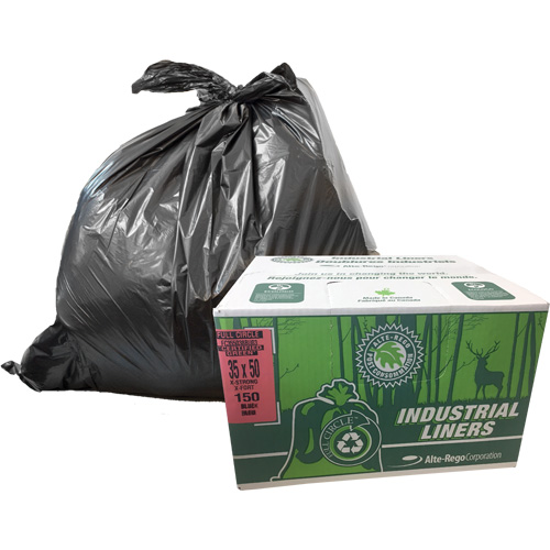 Sacs &agrave; d&eacute;chets EcoLogo, T-Fort, 48" la x 60" lo, Transparent, Capacit&eacute; 246,05 L (65 gal.) Mukwa Safety Services