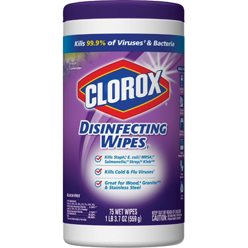 Disinfecting Wipes, 75 Count Mukwa Safety Services