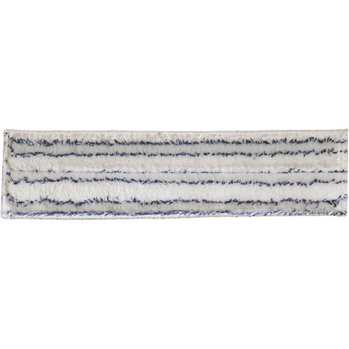 Tampon &agrave; plancher Microlight, R&eacute;cureur, Microfibre/Polyester, 5" x 24" Mukwa Safety Services