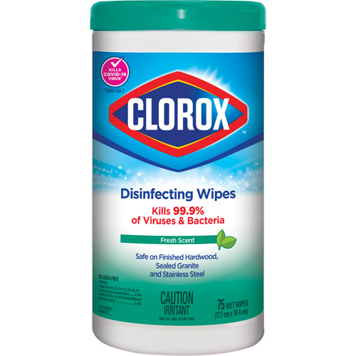 Lingettes d&eacute;sinfectantes, 75 lingettes Mukwa Safety Services