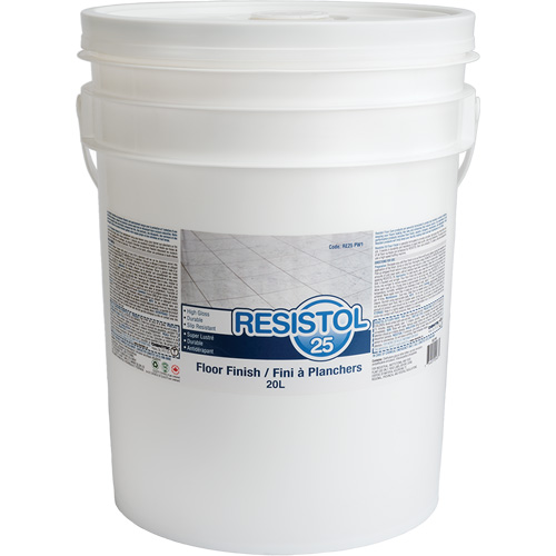 Finis pour planchers Resistol 25, 20 L, Seau Mukwa Safety Services