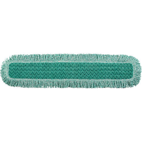 Tampon avec frange pour vadrouille &agrave; &eacute;pousseter Hygen, Style Boucles et crochets, Microfibre, 40" lo x 9" la Mukwa Safety Services