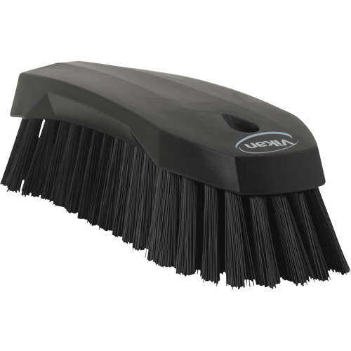 Grande brosse &agrave; main oblique, Soies Ferme, Longueur de 8", Noir Mukwa Safety Services