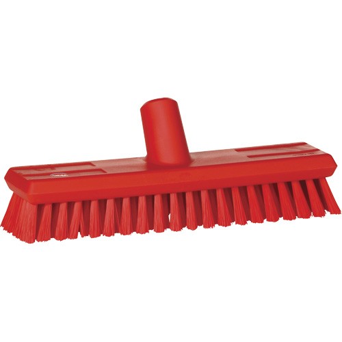 Brosse &agrave; circulation d'eau, Soies Moyen, Longueur de 11", Rouge Mukwa Safety Services