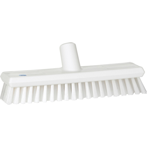 Brosse &agrave; circulation d'eau, Soies Moyen, Longueur de 11", Blanc Mukwa Safety Services
