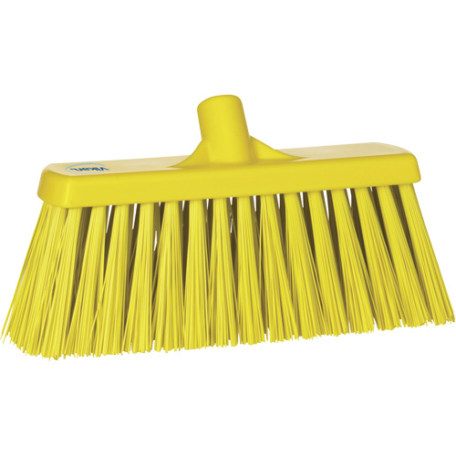 Balai-brosse robuste, Crins Ferme, 13", Polyester, Jaune Mukwa Safety Services