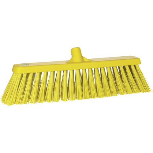 Balai-brosse robuste, Crins Ferme, 20", Polyester, Jaune Mukwa Safety Services