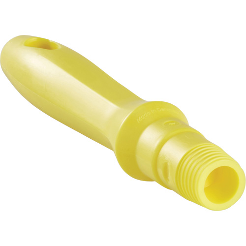 Mini Handle, Brush/Pad Holder/Scraper/Squeegee, Yellow, Standard, 6-1/4" L Mukwa Safety Services