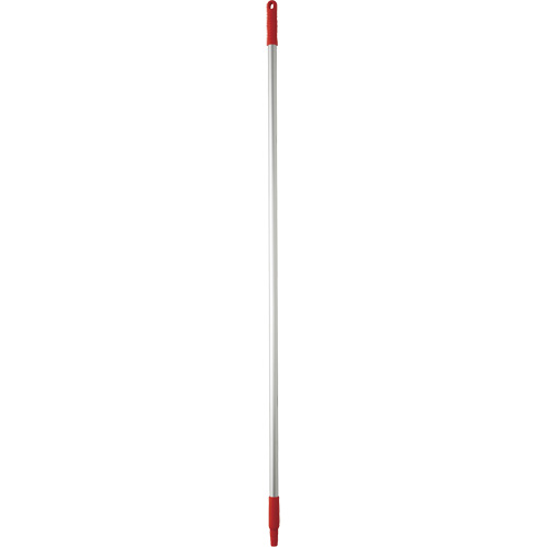 Basic Handle, Broom/Scraper/Squeegee, Red, Standard, 57" L Mukwa Safety Services