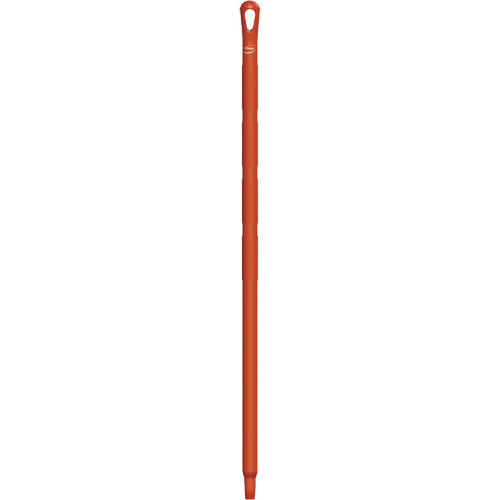 Ultra Hygiene Handle, Broom/Brush/Pad Holder/Scraper/Squeegee, Red, Standard, 40" L Mukwa Safety Services