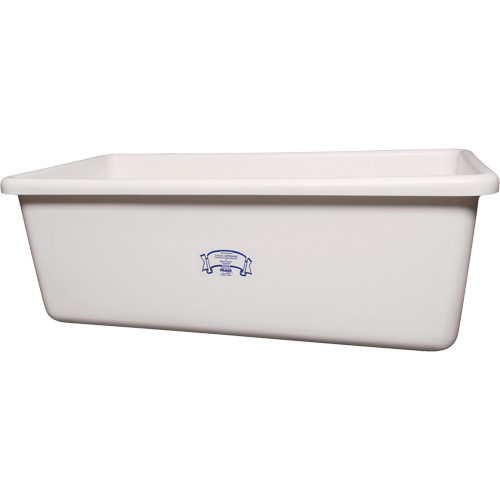 Bac de rangement et transport, Plastique, Blanc Mukwa Safety Services
