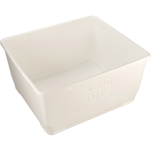 Bac Aero-Tote avec vidange, Plastique, Blanc Mukwa Safety Services