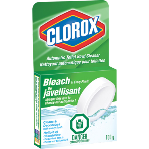 Nettoyant automatique &agrave; l'eau de Javel pour toilettes, 100 g, Tampon Mukwa Safety Services