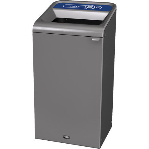 Conteneur pour d&eacute;chets de papier Configure, Vrac/Bord de rue/De bureau, Acier, 23 gal. US Mukwa Safety Services