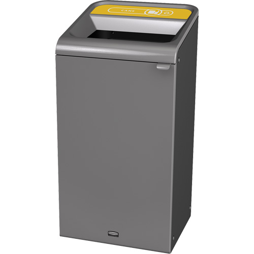 Conteneur pour d&eacute;chets de bidon Configure, Vrac/Bord de rue/De bureau, Acier, 23 gal. US Mukwa Safety Services