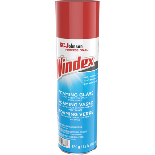 Nettoyant moussant pour vitres Windex, 560 g, Canette a&eacute;rosol Mukwa Safety Services