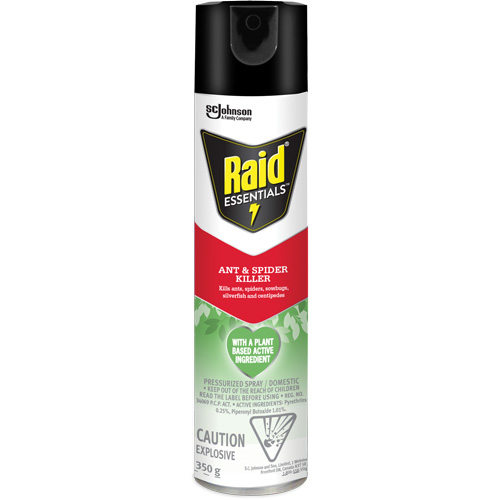 Raid&reg; Essentials Ant & Spider Killer, 350 g, Aerosol Can Mukwa Safety Services