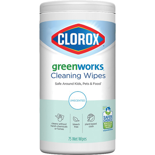 GreenWorks Cleaning Wipes, 75 Wipes Mukwa Safety Services