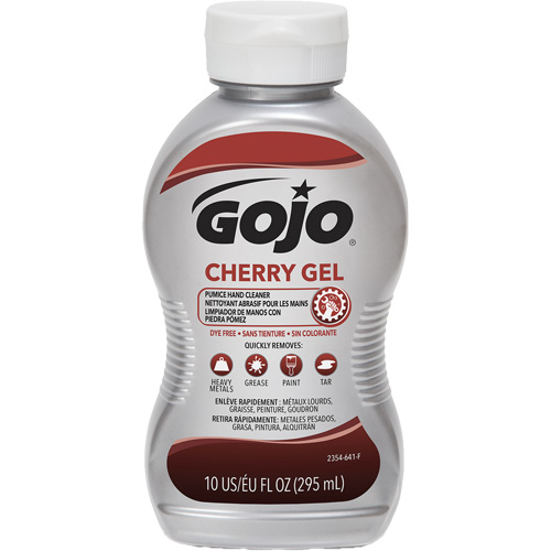 Nettoyant &agrave; mains, Gel/Pierre ponce, 295,74 ml, Bouteille, Cerise Mukwa Safety Services
