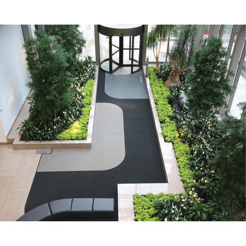 Tapis dentr&eacute;e Supreme Knob, Essuie-pieds/grattoir, 13-5/12' x 75-1/2' x 7/16", Charbon Mukwa Safety Services