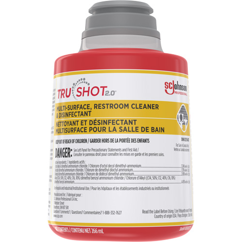 Nettoyant et d&eacute;sinfectant multisurface pour salle de bain TruShot 2.0, 266 ml, Bouteille &agrave; g&acirc;chette Mukwa Safety Services
