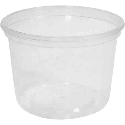 Contenant &agrave; charcuterie transparent sans couvercle MicroGourmet 16 oz, Plastique, Ronde Mukwa Safety Services