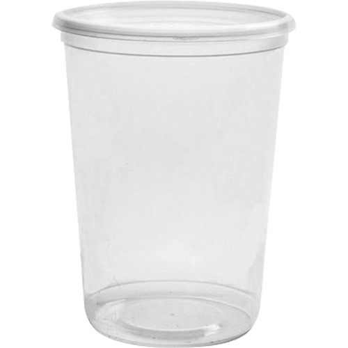 Contenant &agrave; charcuterie transparent sans couvercle Magik 32 oz, Plastique, Ronde Mukwa Safety Services