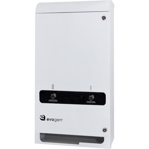 EvoGen&reg; EVNT3 No-Touch Dual Pad & Tampon Dispenser Mukwa Safety Services