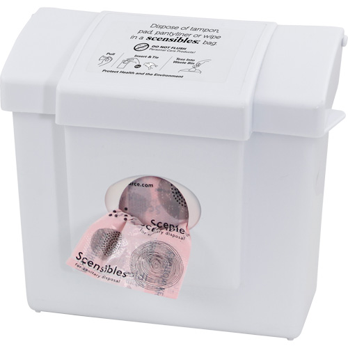 Contenant &agrave; d&eacute;chets & distributeur combin&eacute; Scensibles Mukwa Safety Services