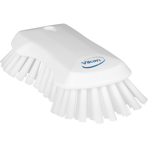 Brosse &agrave; main, Soies Tr&egrave;s ferme, Longueur de 9-1/10", Blanc Mukwa Safety Services
