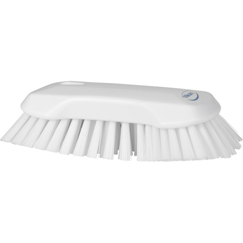 Brosse &agrave; main, Soies Tr&egrave;s ferme, Longueur de 9-1/10", Blanc Mukwa Safety Services