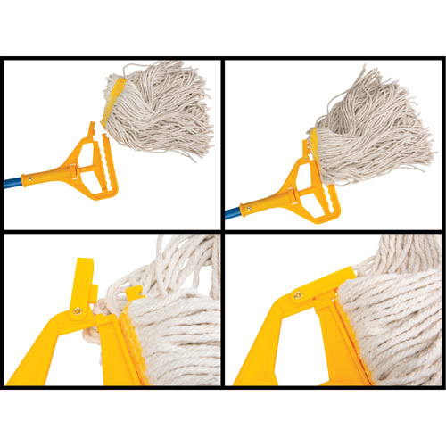 Poign&eacute;e avec agrafe, Fibre de verre/Plastique, Pointe Barri&egrave;re ouverte, 60" lo Mukwa Safety Services