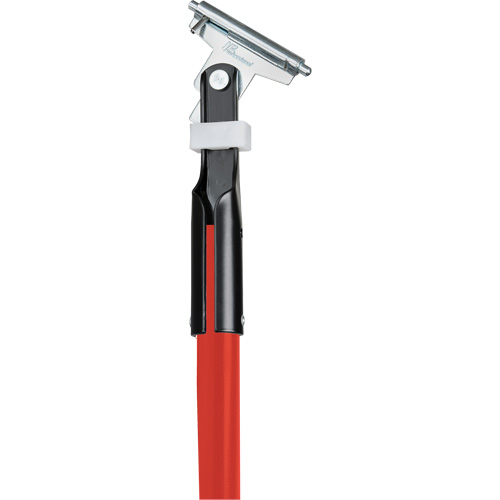 Manche rouge pour vadrouille &agrave; &eacute;pousseter Clipper, Fibre de verre, 1" dia, 60" lo Mukwa Safety Services